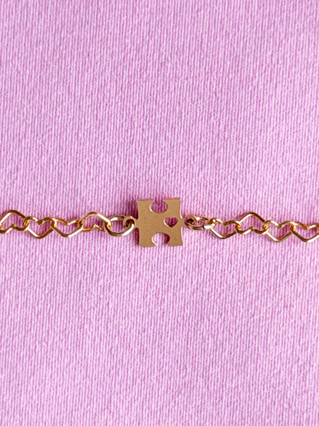 Gold-Filled Puzzle Piece Bracelet