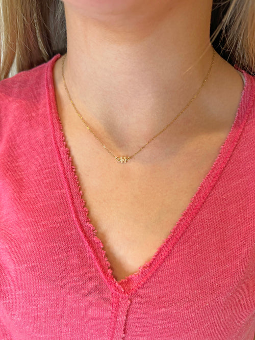 Gold-Filled Puzzle Piece Necklace